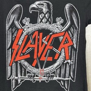 Slayer Shirt Trash Metal Band T-Shirt Global Short Sleeve Size Small New‎